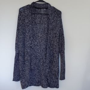 Black and White knit cardigan